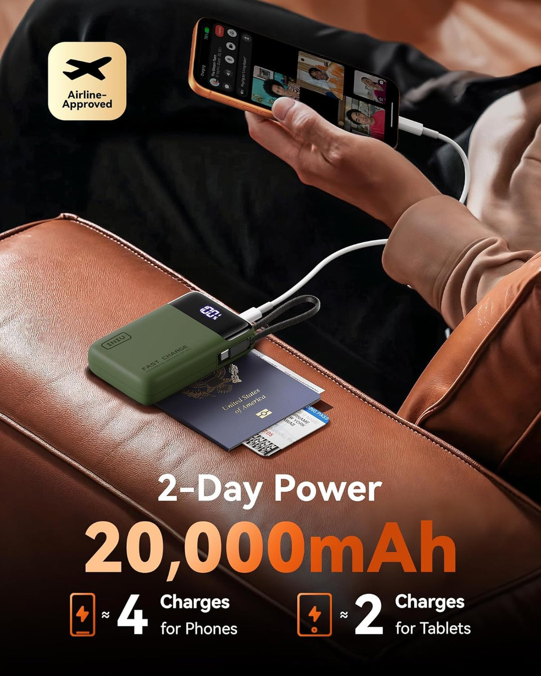 INIU Cargador portátil de 45 W, banco de energía más pequeño de 200...