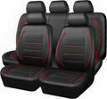 CAR PASS - Fundas para asiento universal., Negro y rojo
