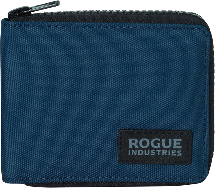 ROGUE WALLET Carteras interiores de cuero genuino para hombres, car...