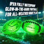 Fútbol con luz RGB, bola tricolor que brilla en la oscuridad, tamaño 6