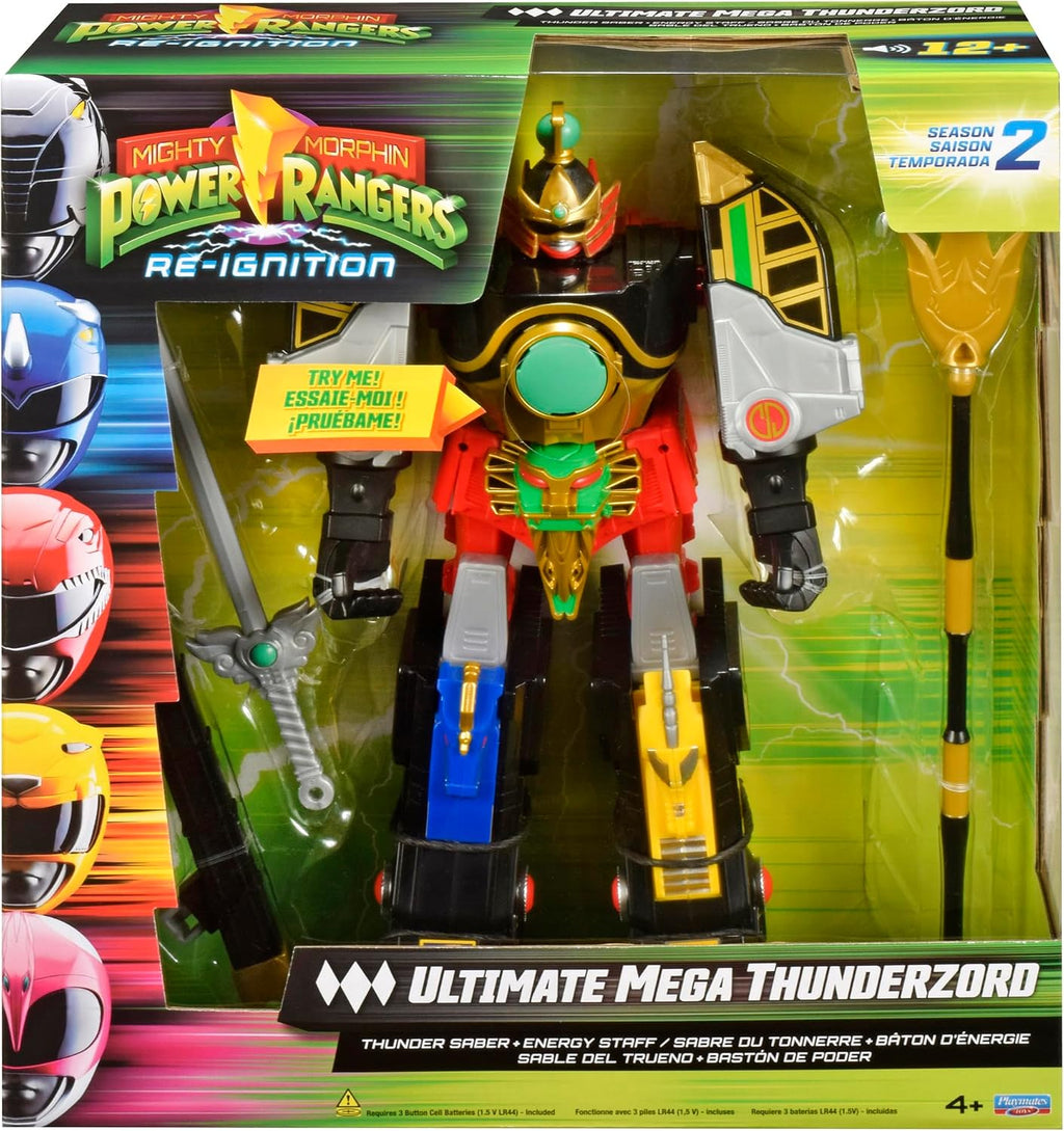 Power Rangers Mighty Morphin Re-Ignition - Figura electrónica Ultimate Mega Thunderzord (Temporada 2) por Playmates Toys