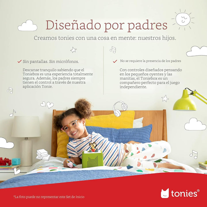 Toniebox 1 - Set de inicio del reproductor de audio con Playtime Pu...