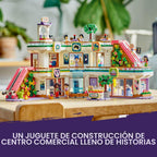 LEGO Friends Heartlake City - Juguete de centro comercial, kit de construcción con accesorios de muñeca pequeña para que los niños desarrollen habilidades sociales y jueguen juntos, juego de regalo para niños de 8 años, niñas y niños, 42604