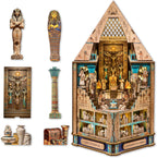 Kit de rincón de libros, kit de casa de muñecas en miniatura para