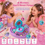 Kit de fabricación de joyas para niñas, kit de manualidades de dijes de