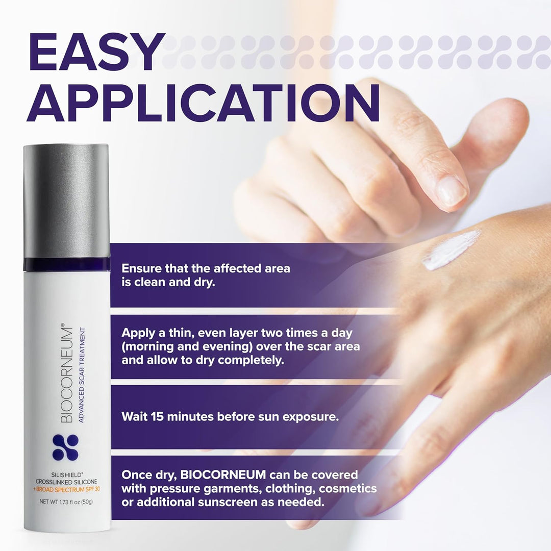 BIOCORNEUM Tratamiento avanzado de cicatrices con Silishield® y SPF...