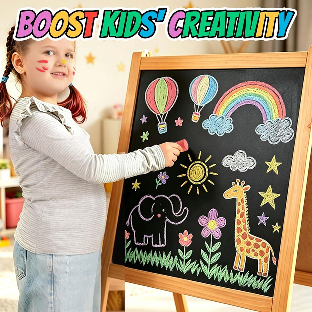 Juego de 240 tizas para acera para niños, 20 colores Jumbo lavables