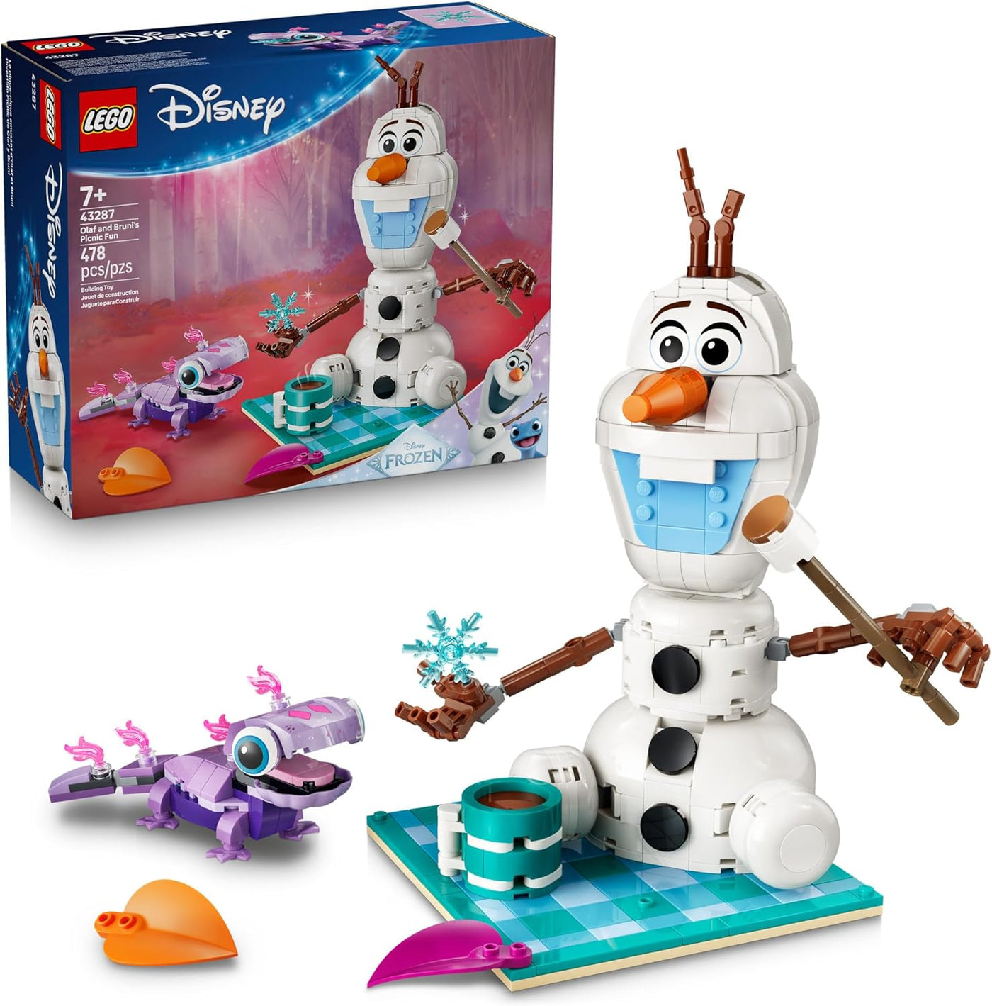 LEGO Disney Frozen Olaf y Brunis Picnic divertido juguete