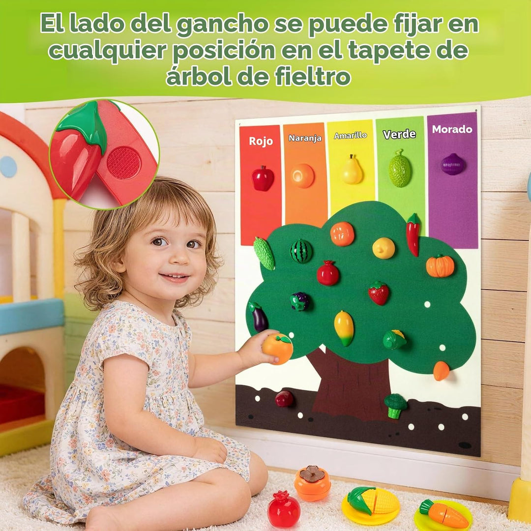 CYYSFIVQZ Juego de comida para niños con cubos de clasificación de...