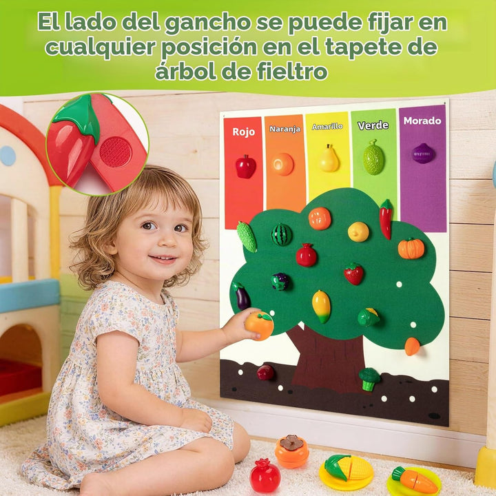 CYYSFIVQZ Juego de comida para niños con cubos de clasificación de...