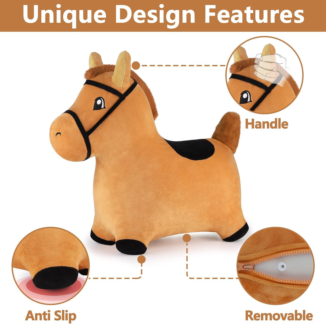 Hopping Horse, iPlay, iLearn caballo saltarín, inflable, jug