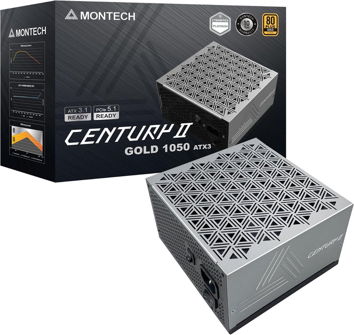 MONTECH Century II - Fuente de alimentación de gama alta para juego...