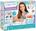 Make It Real: Kit Polish-Shine de vaso de roca y vaso de cuentas, manualidades de joyería de 327 piezas, pulidora de piedra natural, crea 8 pulseras de cuentas, preadolescentes y niñas de 8 años en adelante