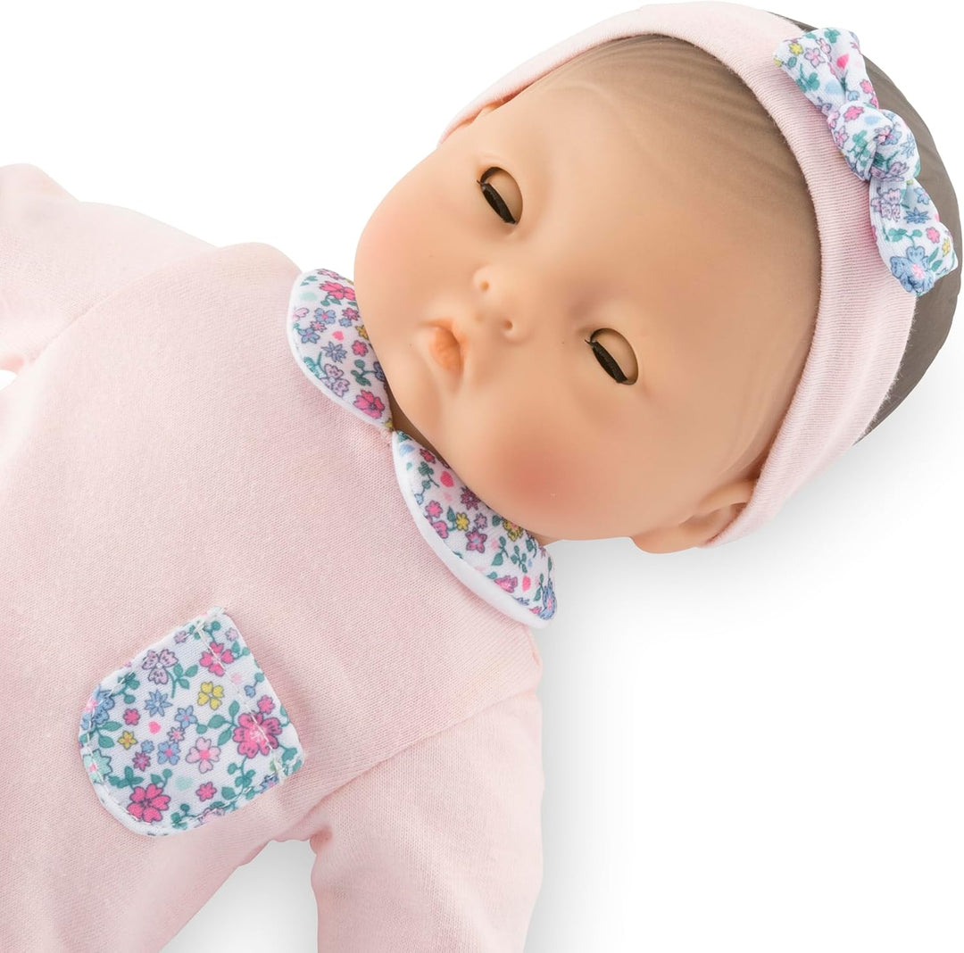 Corolle Bébé Calin Mila - Muñeca bebé niño suave de 12" con aro...
