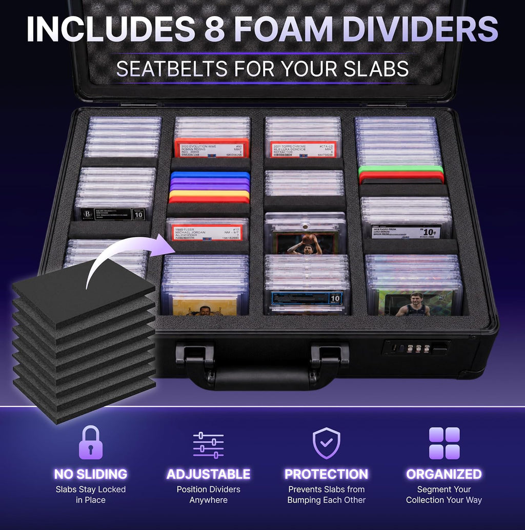 VALUN 160+ Caja de almacenamiento de tarjetas de grado premium - Estuche de