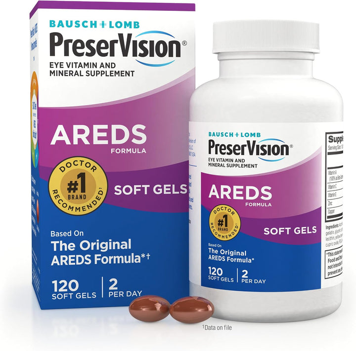 Suplemento de vitaminas y minerales para los ojos PreserVision de B...