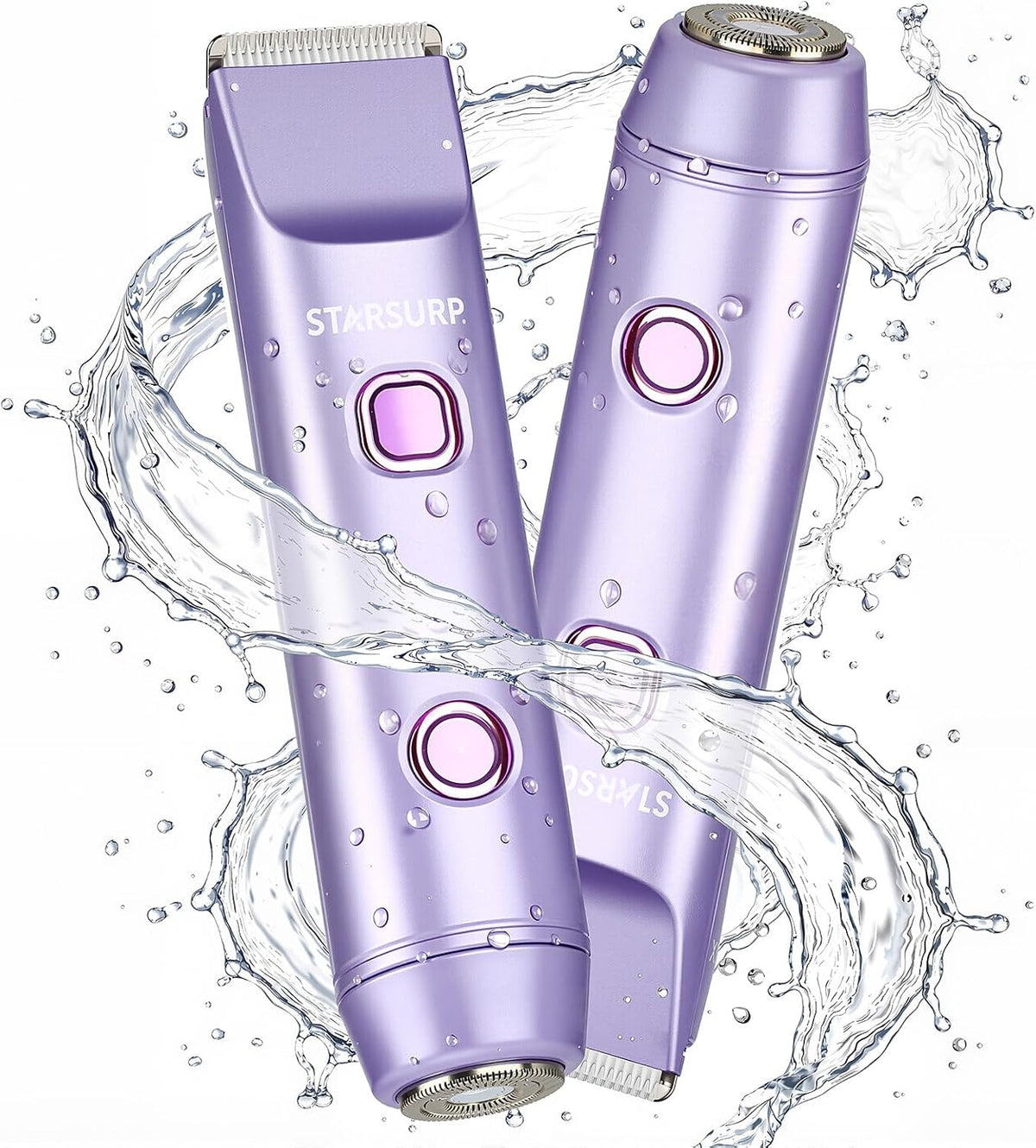 Recortadora de bikini para mujer, maquinilla de afeitar y afeitador...