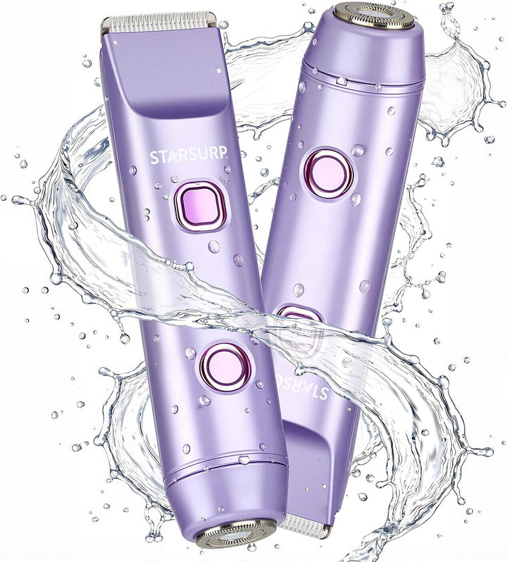 Recortadora de bikini para mujer, maquinilla de afeitar y afeitador...