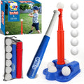 TOY Life T-Ball Set para niños de 3 a 5 años – Juego de béisbol para niños con murciélago, camiseta y 6 pelotas – Juguetes exteriores y regalo de cumpleaños para niños de 3, 4, 5, 6, 7, 8 años