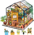 Rolife Kit de casa de muñecas en miniatura para invernadero, regalo
