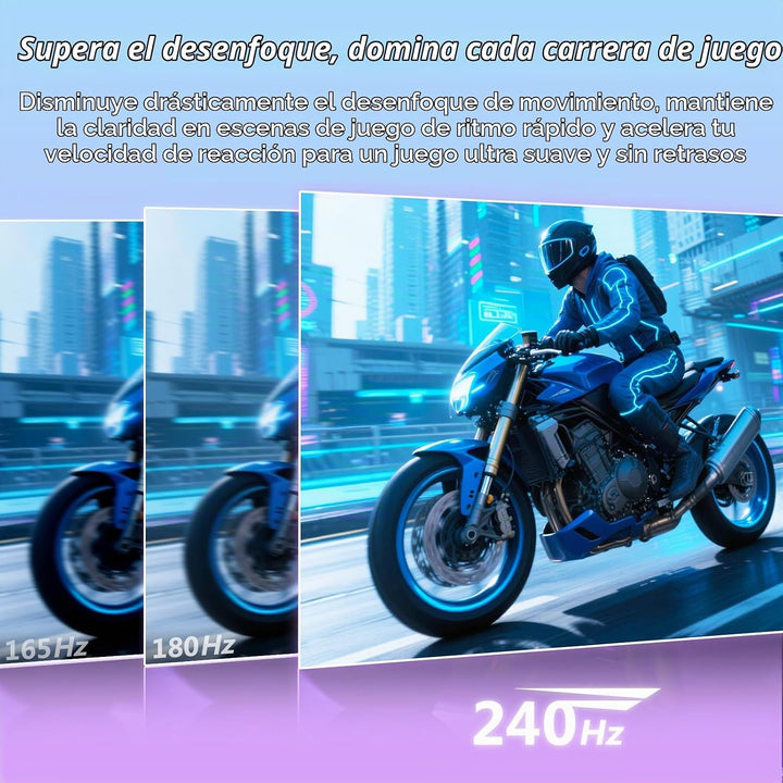 Z-Edge Monitor de juegos de 24 pulgadas 240Hz 165Hz, FHD 1080p, MPR...
