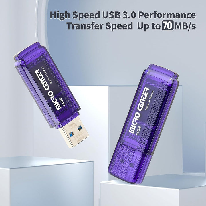 INLAND Micro Center SuperSpeed - Paquete de 10 unidades flash USB 3...