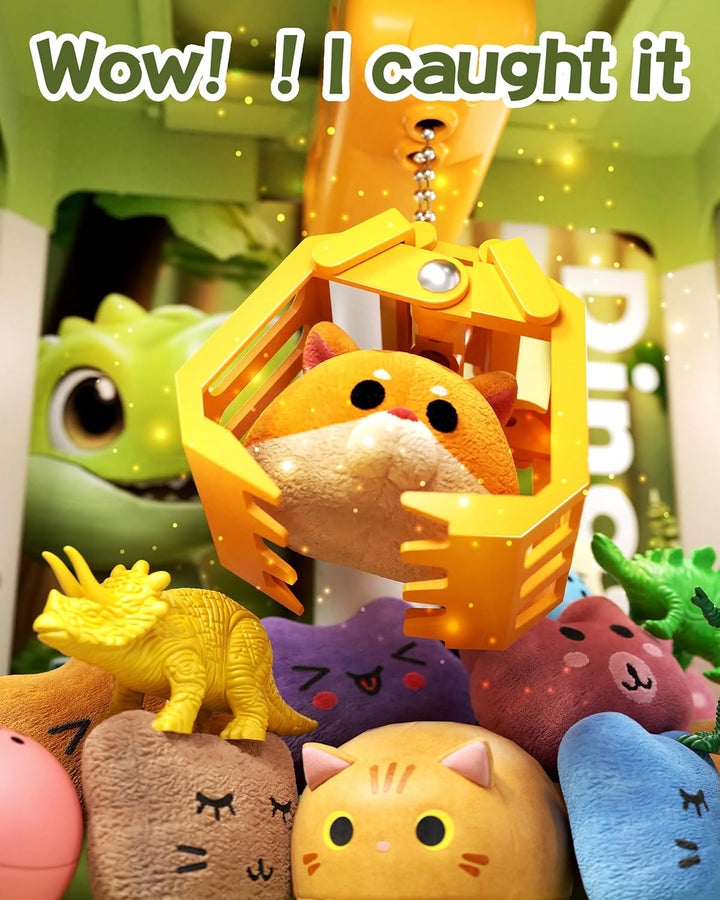 STACTCUTE 32PCS Máquina de Garras de Dinosaurio para Niños, Mini Má...