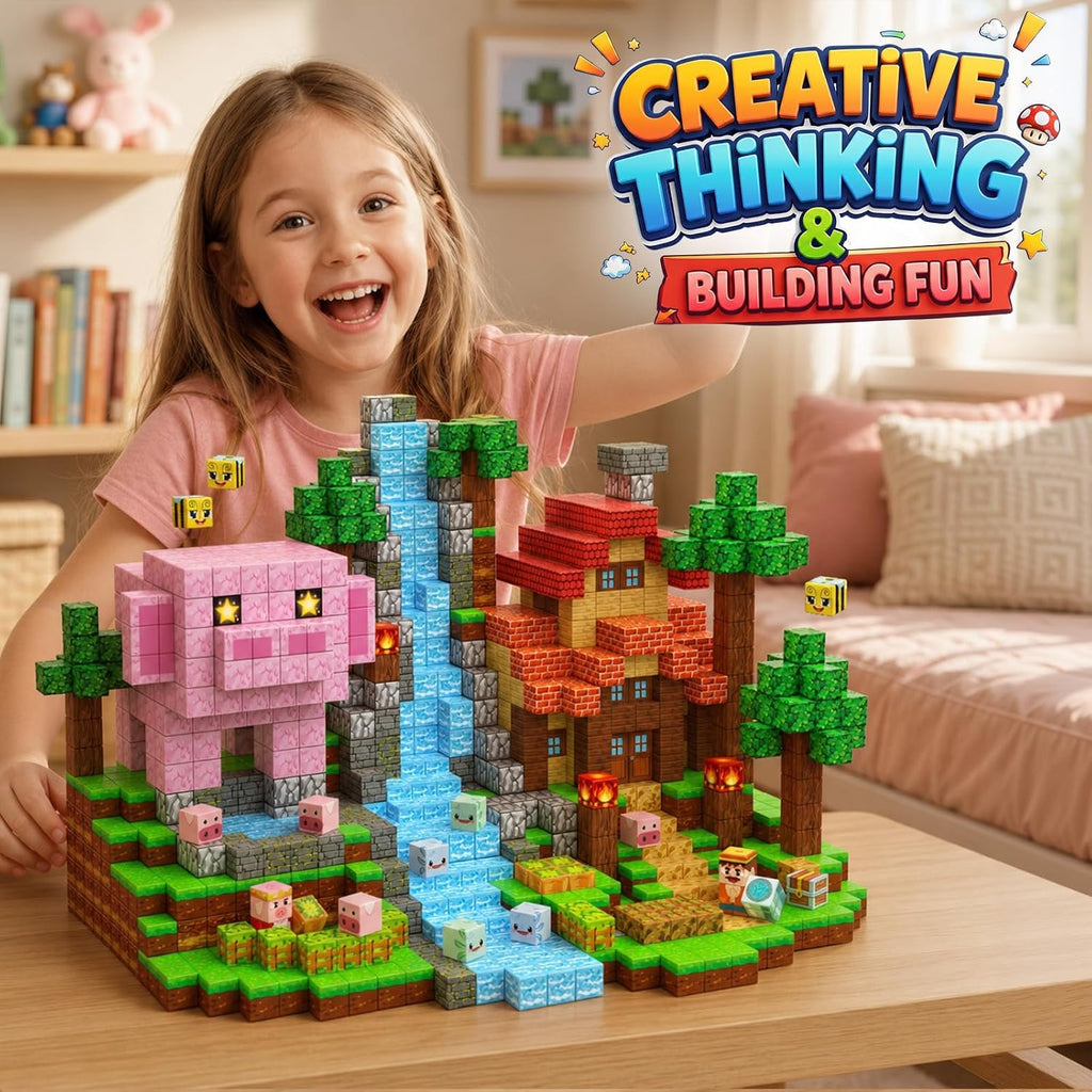 Bloques de construcción magnéticos STEM Toy Magnet Cubes para niños