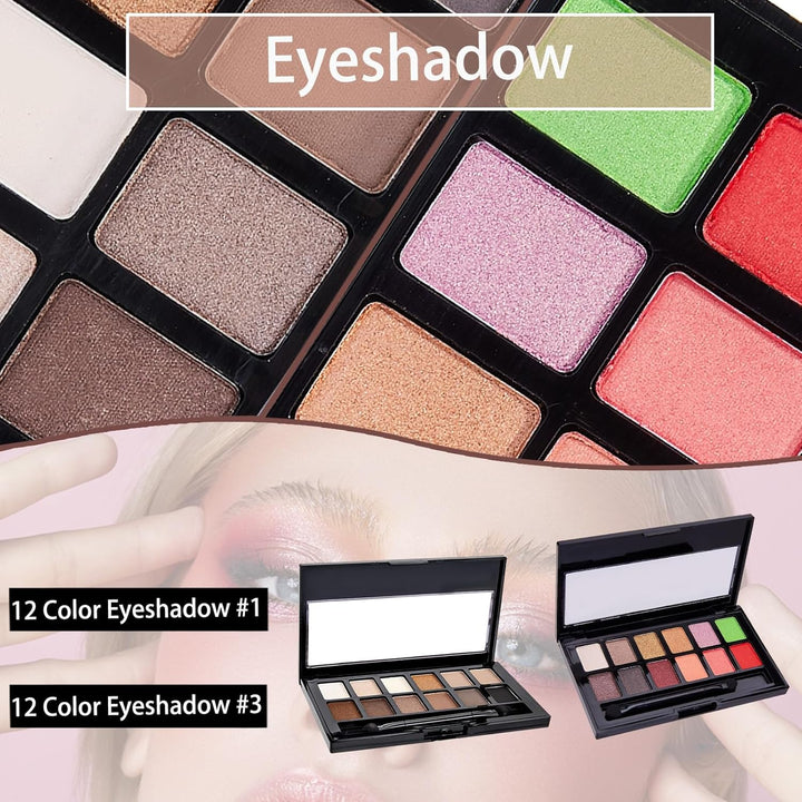 Kit de maquillaje todo en uno, kit de maquillaje de viaje, juego de...