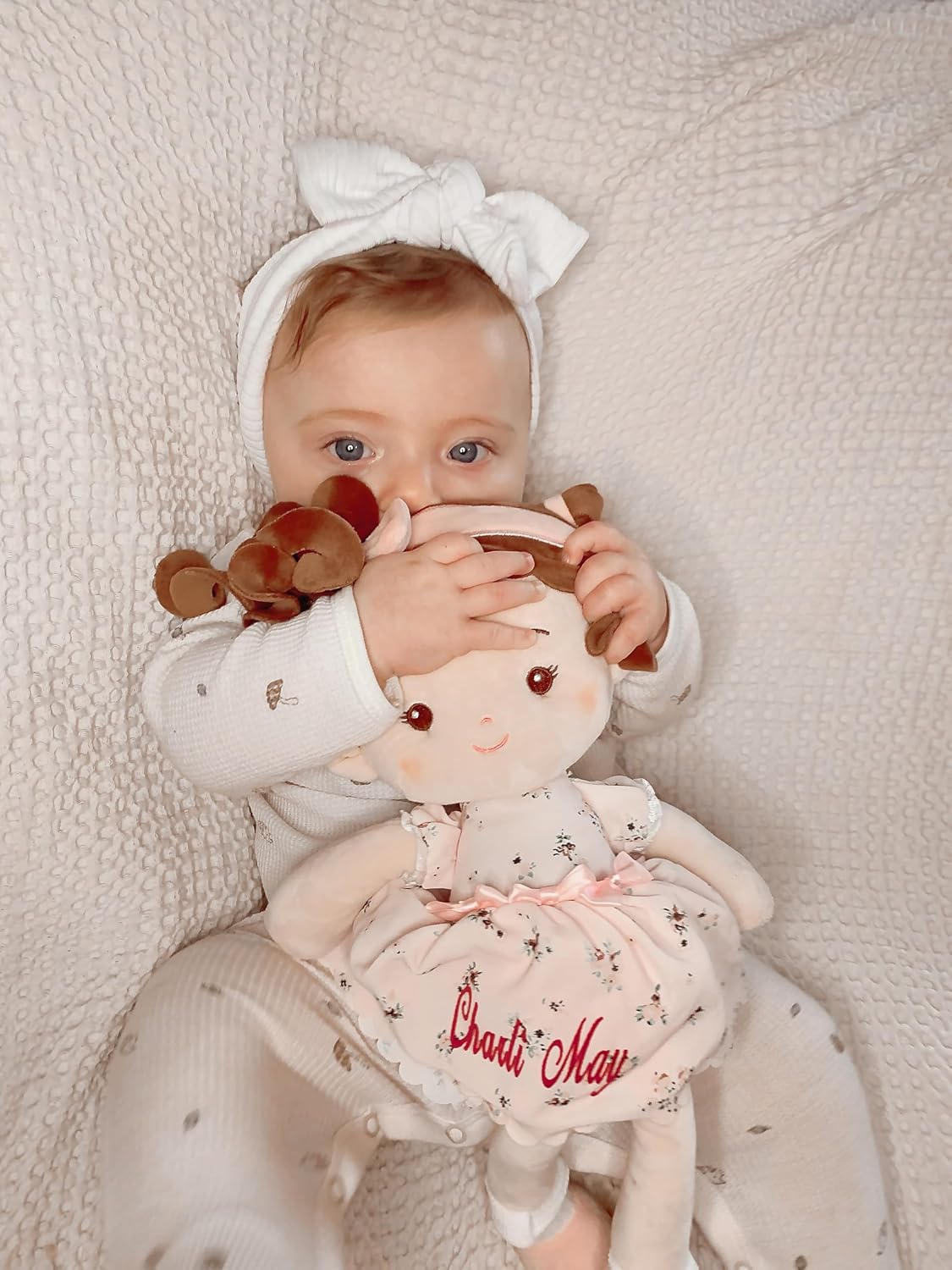 LeyaDoll Muñeca de bebé suave de felpa (16 pulgadas), Princesa Breeze-rosa