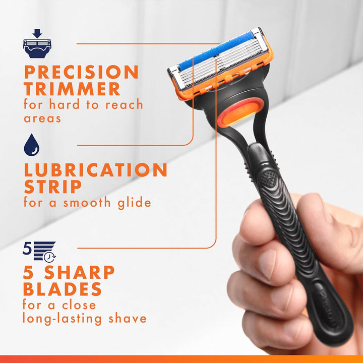 Gillette Fusion5 - Recambios de cuchilla de afeitar para hombre, 10...