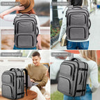 Fxcelets Mochila de viaje extra grande, mochila de equipaje de mano
