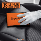 Suds Lab DS - Esponja exfoliante para detalles, almohadilla de microfibra