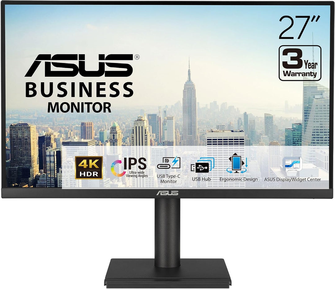 ASUS Monitor de negocios 4K de 27" (VA27UCPS) - UHD (3840 x 216...