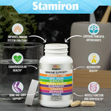 Apoyo inmunológico 8 en 1 con quercetina, zinc 50mg, vitamina C 100...