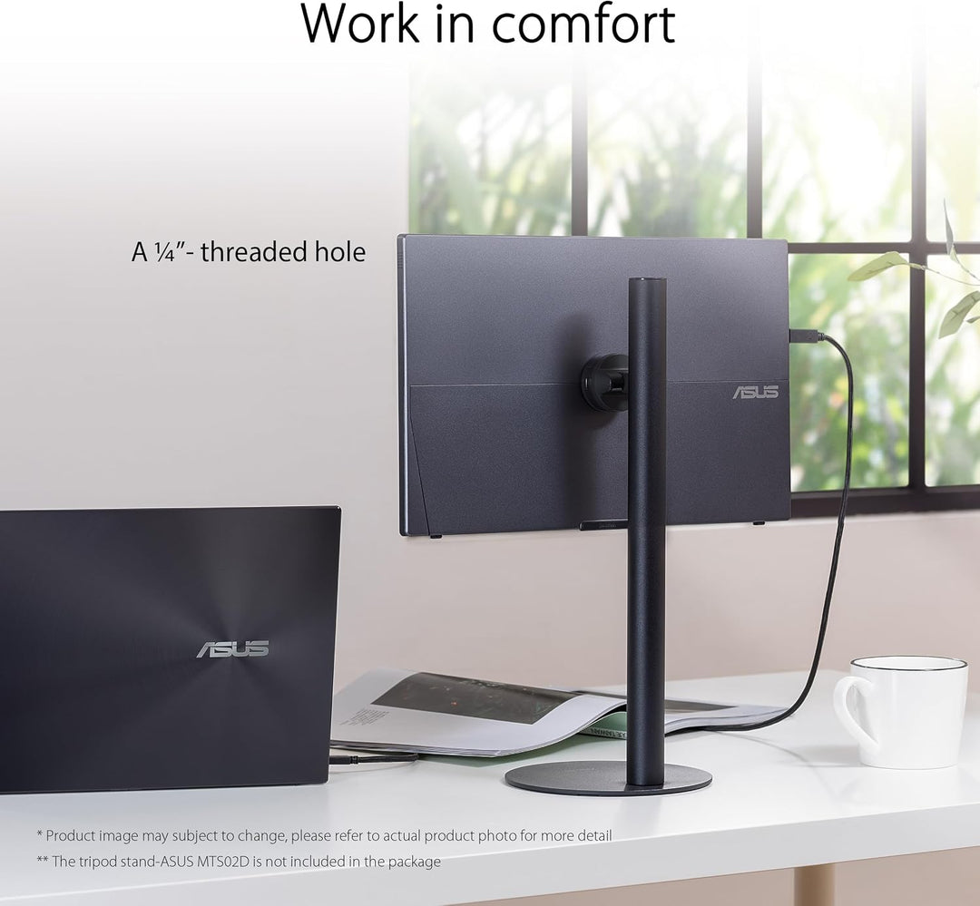 ASUS ZenScreen 16\u201D (15.6 pulgadas visibles) 1080P USB-C Monito...