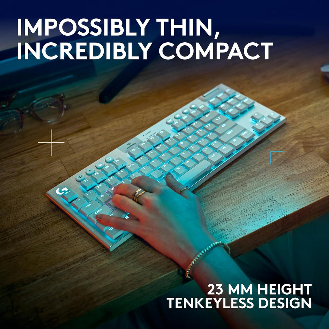 Logitech G 915 X Lightspeed TKL Teclado inalámbrico para juegos de...
