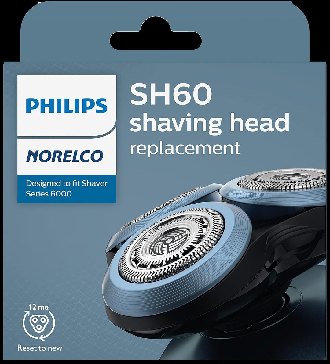Cabezales de afeitado Philips Norelco genuinos SH60/72