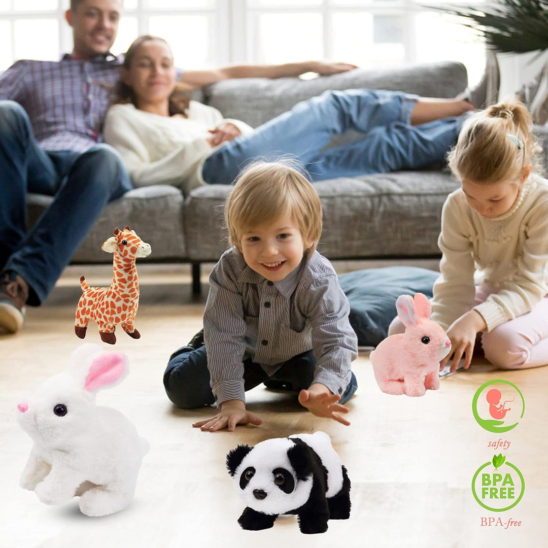 Hopearl Crawling Panda - Juguete electrónico interactivo de peluche...