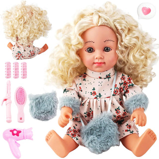 Muñeca de bebé - SMIESSKIDDO Muñecas bebé interactivas de 12" c...