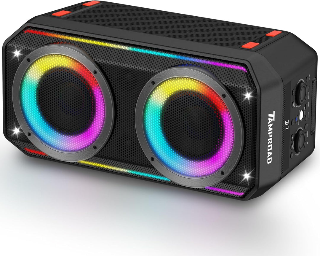 TAMPROAD Altavoz Bluetooth, 300 W de potencia máxima Boombox altavo...