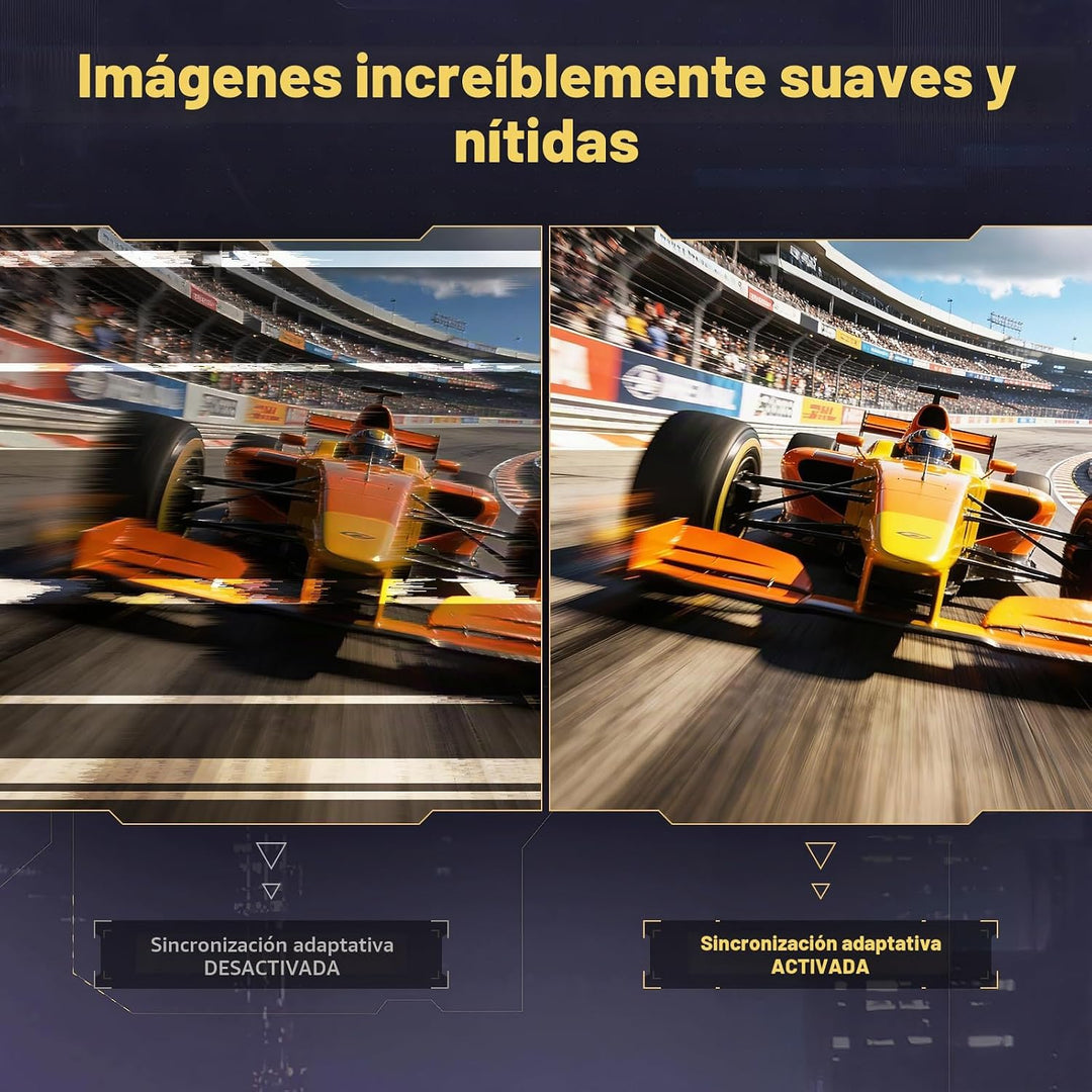 KOORUI Monitor de juegos de 24 pulgadas 144Hz Full HD 1920 x 1080p...