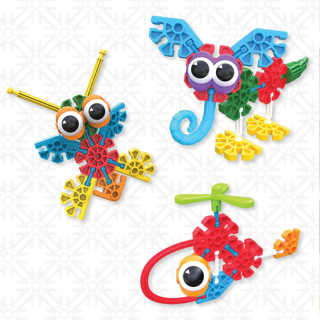 KID K'NEX - Juego de constructores en ciernes, 100 piezas, construcción STEM preescolar, juego de construcción para niños, juego creativo para edades de 3 años en adelante