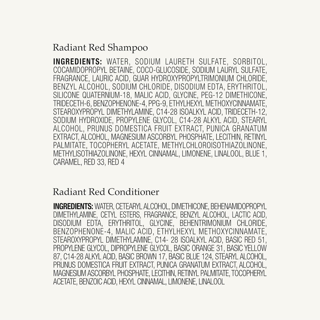 John Frieda Radiant Red Boosting - Champú y acondicionador para cab...