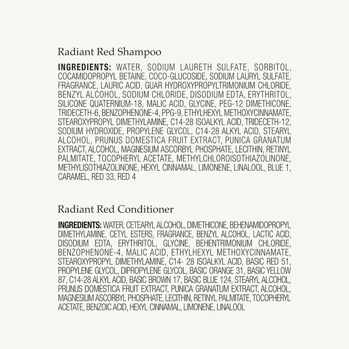 John Frieda Radiant Red Boosting - Champú y acondicionador para cab...