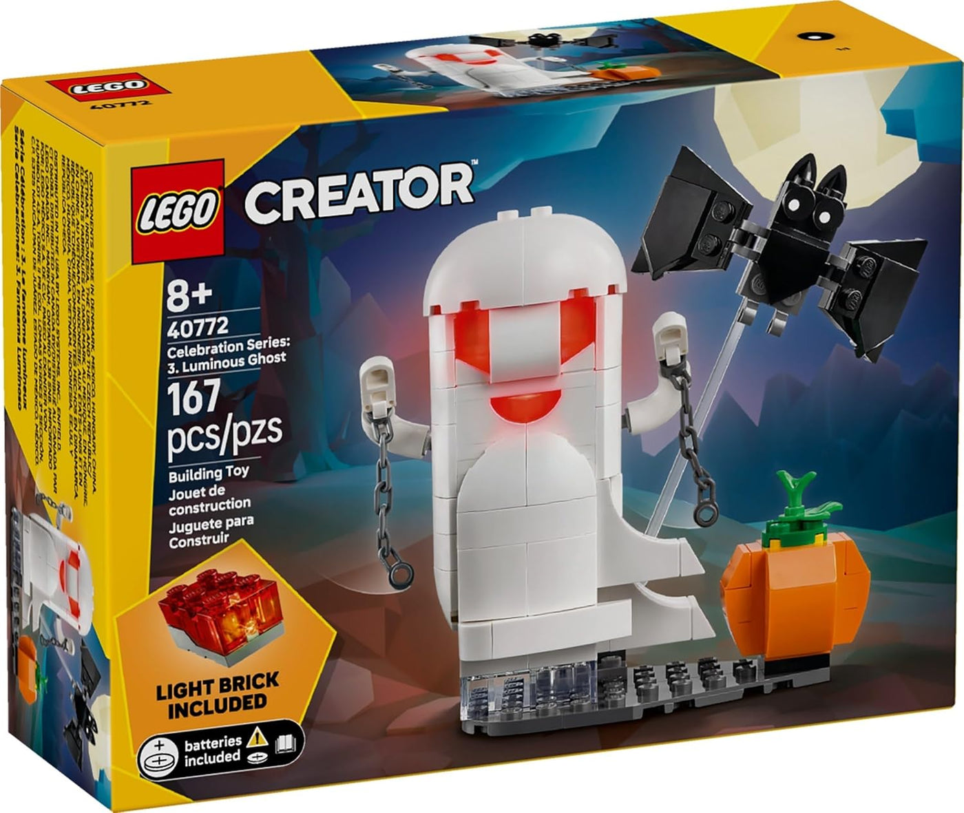 LEGO Serie Celebración del Creador: Fantasma Luminoso (40772)