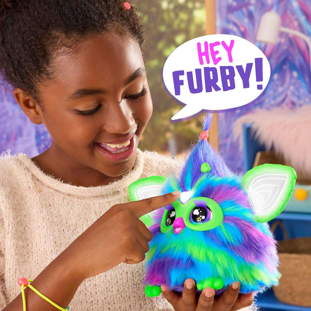 Furby Galaxy brilla en la oscuridad 15 accesorios de moda