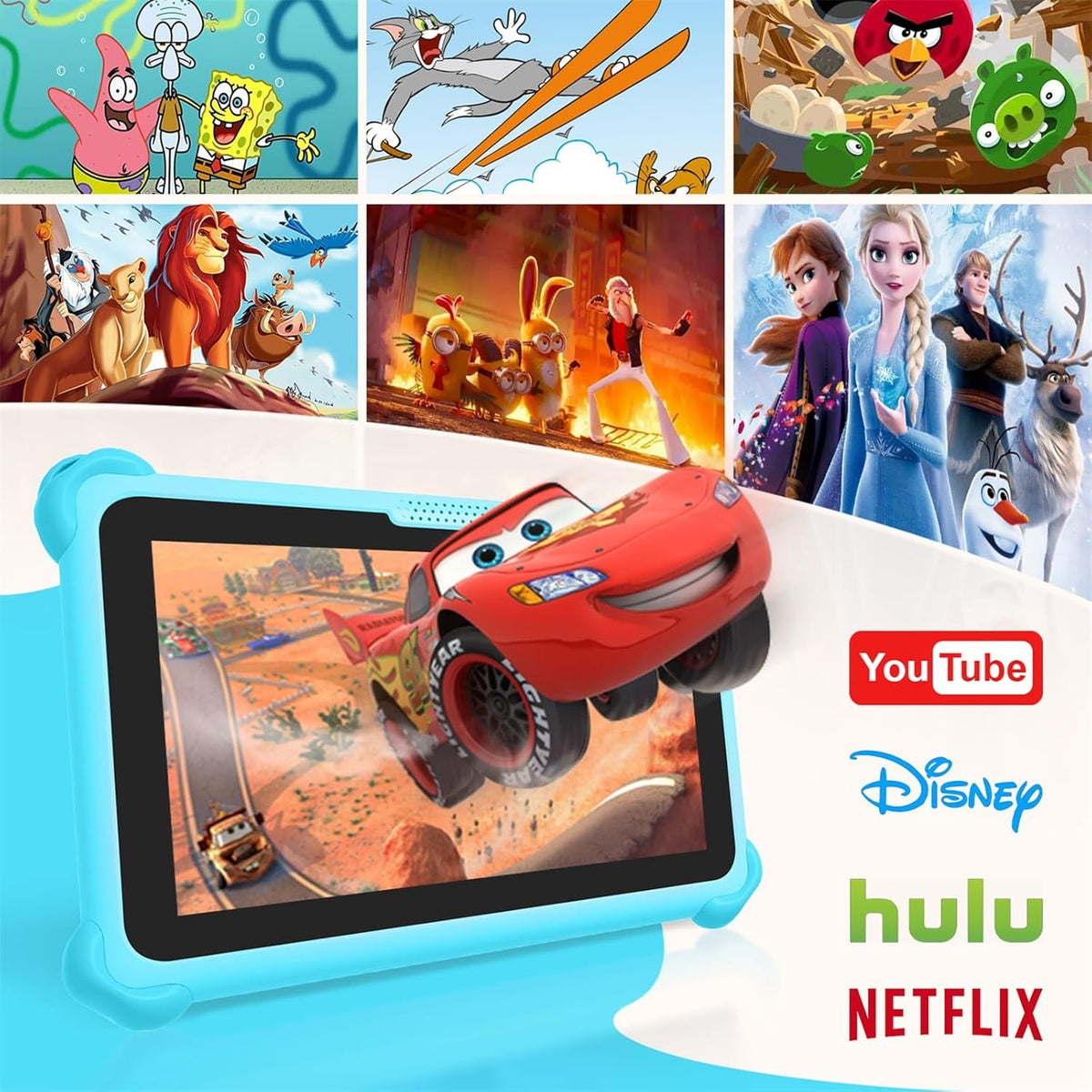 Tableta infantil de 7 pulgadas para niños, tableta Android de 32 GB...