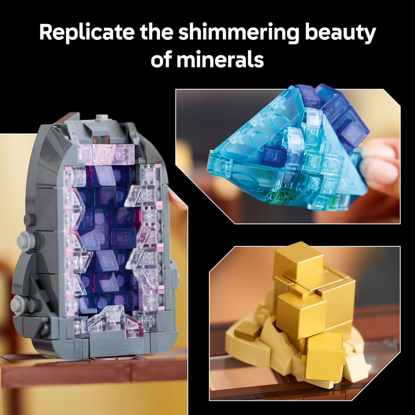 LEGO Ideas Mineral Collection - Juego de construcción para