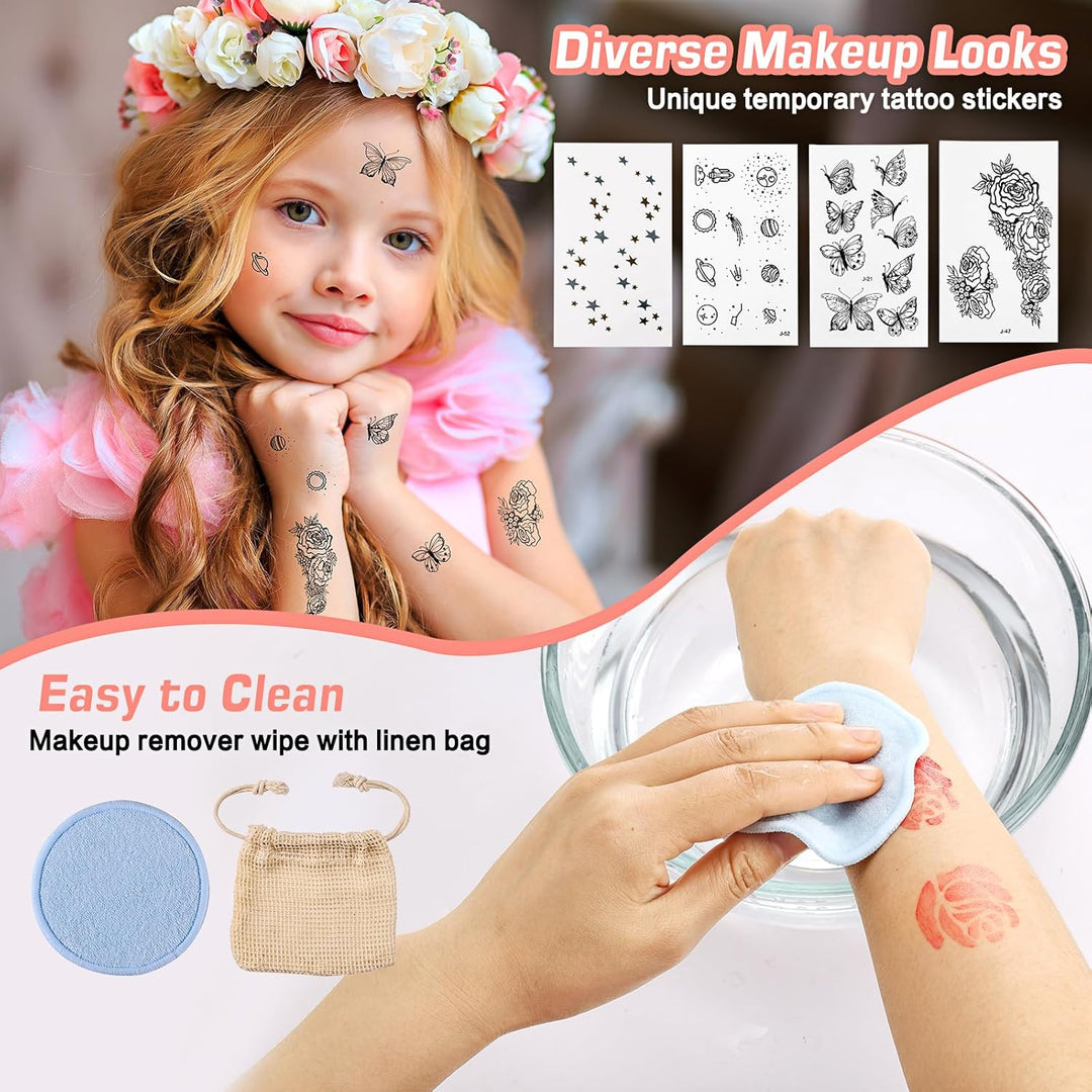 Anpro Kit de maquillaje todo en uno para niñas de 10 a 12 años con...